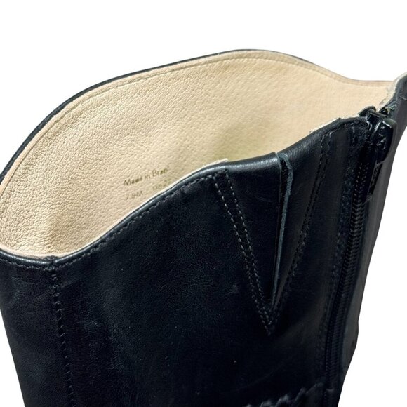 Jack Rogers Adaline Knee High Leather Riding Boot Black New Size 7.5 NEW $298 - Picture 7 of 9